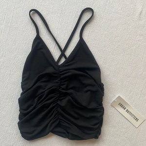 NWT slinky black top